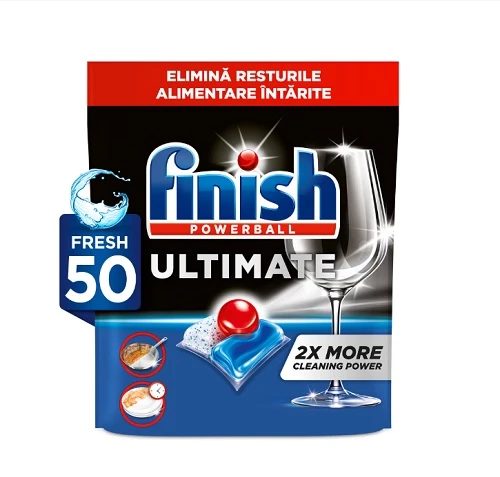 Detergent capsule pentru masina de spalat vase Finish All in 1 Ultimate 50 spalari